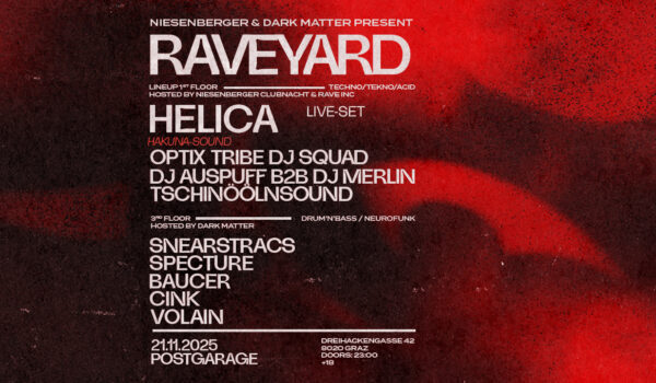 𝗡𝗶𝗲𝘀𝗲𝗻𝗯𝗲𝗿𝗴𝗲𝗿 𝘅 𝗗𝗮𝗿𝗸 𝗠𝗮𝘁𝘁𝗲𝗿 𝗽𝗿𝗲𝘀𝗲𝗻𝘁 𝗥𝗔𝗩𝗘𝗬𝗔𝗥𝗗 w/ 𝗛𝗘𝗟𝗜𝗖𝗔 (Hakuna Sound)